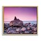 Stupell Industries Stacked Rocks on Shore Framed Floater Canvas Wall Art Design by Incado